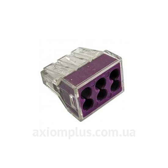 СМЯ 773-326 IEK фіолетового кольору (на 6 контактів) (перетин до 2,5мм²) , I<sub>n</sub>=24А
