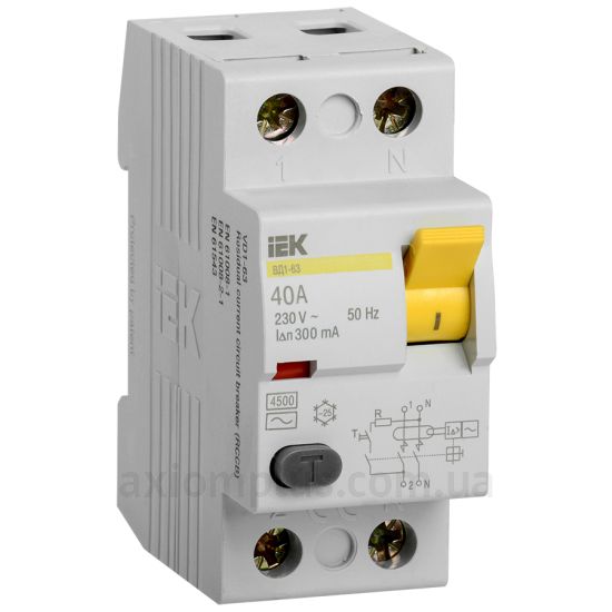IEK ВД1-63 2Р 40А 300мА фото