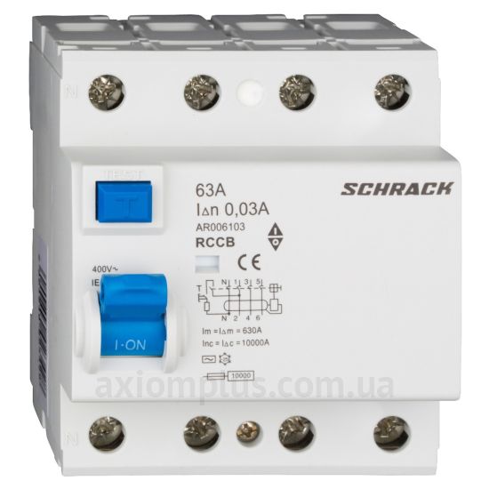 Schrack Technik 10кА/30мА 4P 63А (тип AC) фото