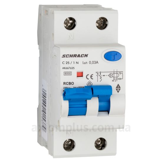 Фото Schrack Technik АВДТ 6кА/30мА 1P+N 25A