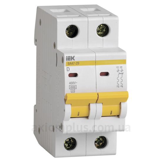 Изображение IEK ВА47-29 2P D 25A (MVA20-2-025-D)