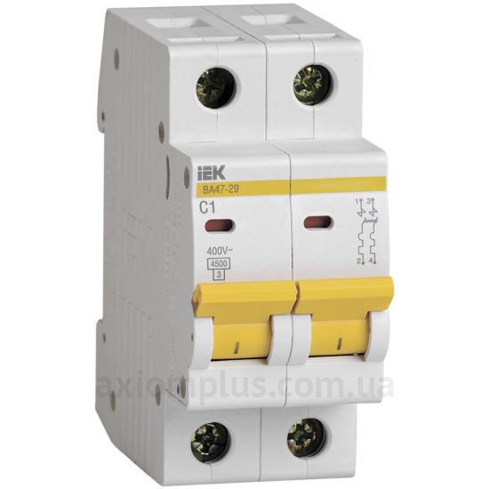 Зображення IEK ВА47-29 2P C 1A (MVA20-2-001-C)