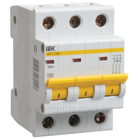 Фото IEK ВА47-29М 3P 8A (MVA21-3-008-B)