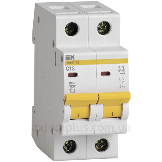 Изображение IEK ВА47-29 2P C 13A (MVA20-2-013-C)