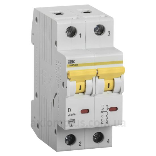 Изображение IEK ВА 47-60 2Р D 63А (MVA41-2-063-D)