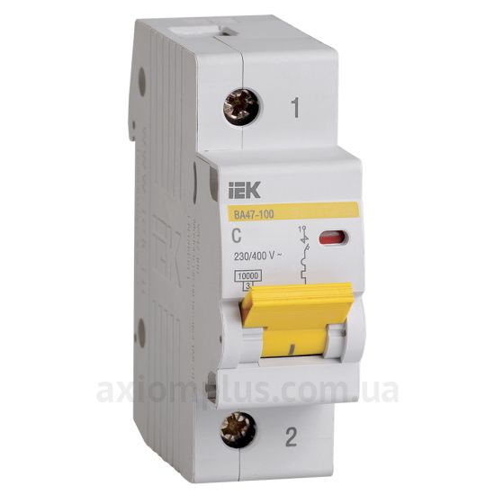 Изображение IEK ВА 47-100 1Р 100А (MVA40-1-100-C)