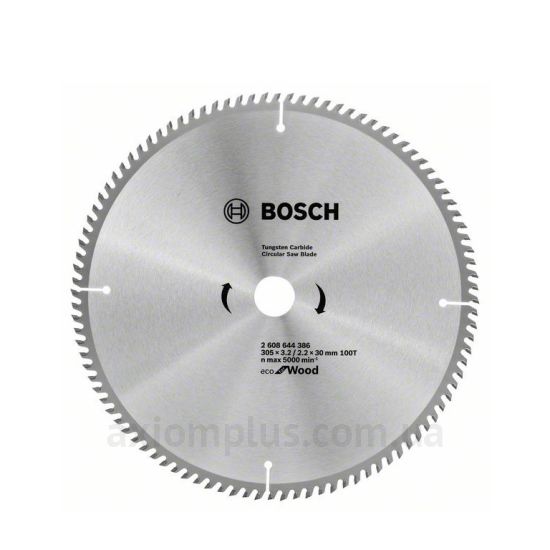 Зображення пильного диска Bosch ECO WO 2608644386 305мм×30мм 100Т