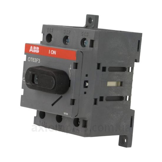 Модульний рубильник 3P вимикач навантаження 0-1 на 63А ABB 1SCA105332R1001