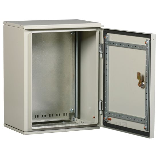 Фото серый монтажный бокс IEK ЩМП GARANT 1-0-74 размер 395х310х220мм