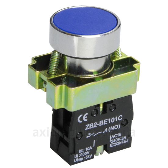 Кнопка IEK LAY5-BA61 (BBT60-BA-K07) синего цвета