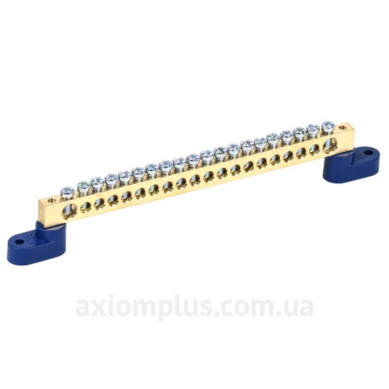 Шина (N) IEK ШНИ-8х12-20-У2-C YNN10-812-20C2-K07 125А (20 контактов) (синий цвет) фото