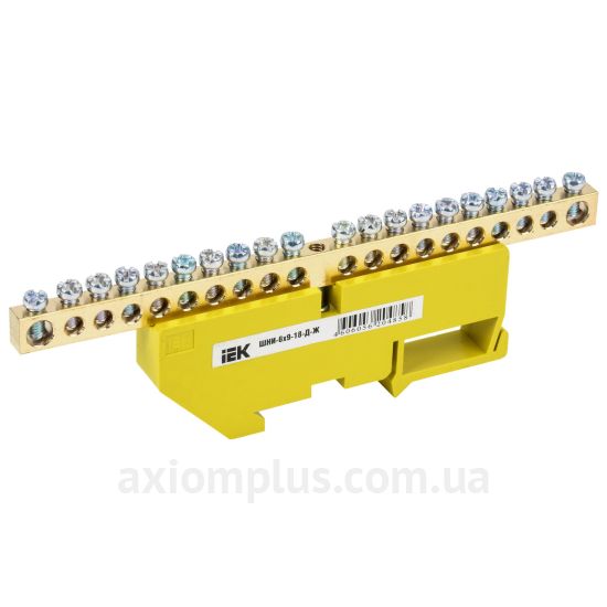 Шина (PE) IEK ШНИ-8х12-20-Д-Ж YNN10-812-20D-K05 125А (20 контактов) (желтый цвет) фото
