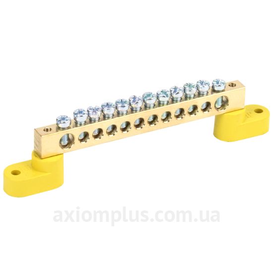 Шина (PE) IEK ШНИ-8х12-12-У2-Ж YNN10-812-12C2-K05 125А (12 контактов) (желтый цвет) фото