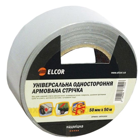 Ізоляційна стрічка сірого кольору Elcor UNTPL5050 (40206771)
