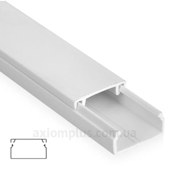 Настенный кабель канал 100ммх60мм белого цвета производства IEK (CKK10-100-060-1-K01) фото