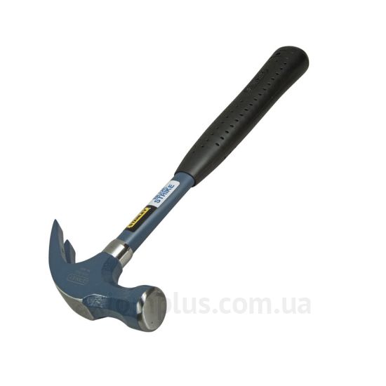 Молоток синього кольору з двокомпонентною рукояткою 325мм Stanley Bluestrike Curve Claw