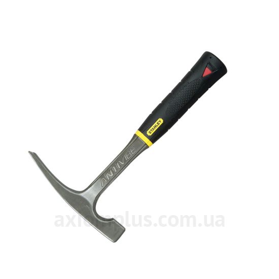 Молоток сірого кольору з обгумовананою рукояткою 280мм Stanley AntiVibe