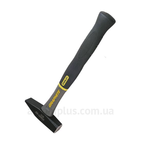 Молоток черного цвета с обрезиненой рукояткой Stanley Graphite