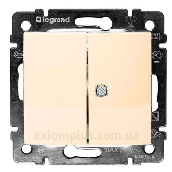 Фото Legrand серії Valena 774345 кольору слонової кістки