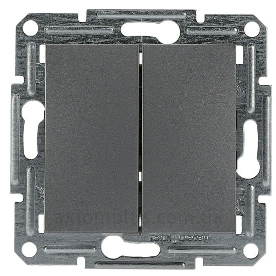 Фото Schneider Electric серии Asfora EPH0300162 стального цвета