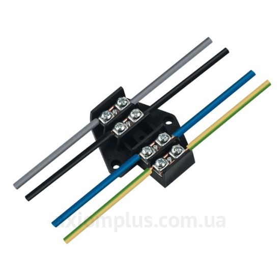 0965-00. Elektro-Plast черного цвета (на 4х2 контакта) (S <sub>кабеля</sub> до 16мм²)