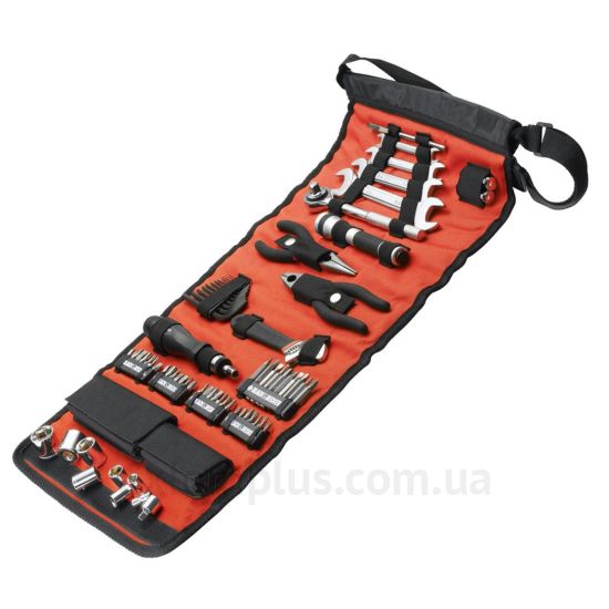 Фото набору інструментів Black&Decker A7144 чорного кольору