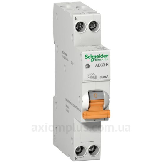 Фото Schneider Electric АД63К 1P+N 10A 30MA C