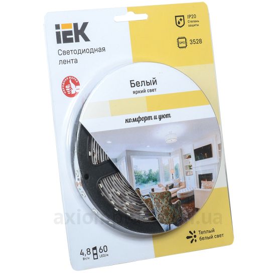 Фото IEK LSR-3528WW60-4.8-IP20-12V