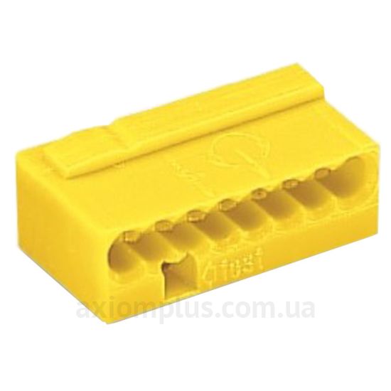 243-508 Wago желтого цвета (на 8 контактов) (сечение до 0,75мм²) , I<sub>n</sub>=6А