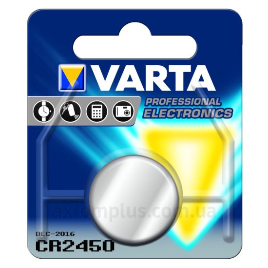 Фото Varta Lithium CR2450