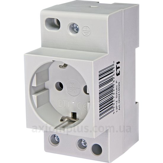Изображение ETI t-2P+Z Schuko P белого цвета