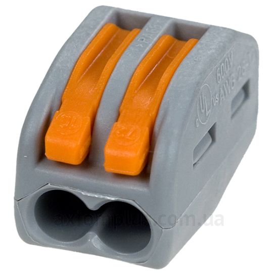 СМК 222-412 IEK серого цвета (на 2 контакта) (сечение до 4мм²) , I<sub>n</sub>=32А