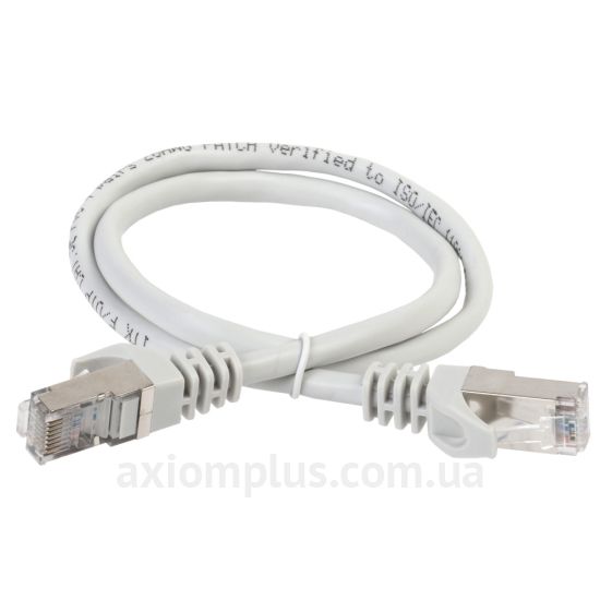 ITK (PC01-C5EFL-1M) - RJ-45 FTP cat.5e LSZH 1м серый патч корд - фото