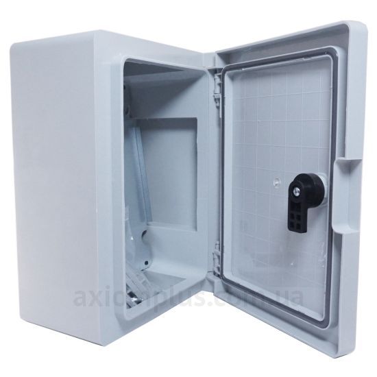 Фото серый монтажный бокс E.Next e.plbox e.plbox.300.400.165.blank габариты 400х300х165мм