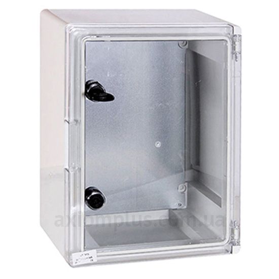 Фото серый монтажный бокс E.Next e.plbox e.plbox.250.330.130.tr габариты 330х250х130мм