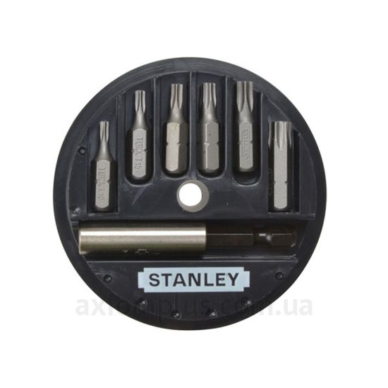 Зображення набору біт Stanley 1-68-739в пластиковому кейсі чорного кольору