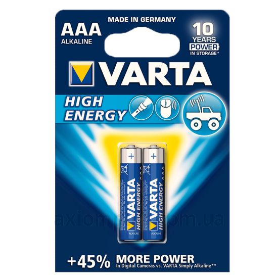 Зображення Varta HIGH Energy AAA