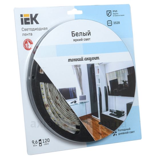 Фото IEK LSR-3528W120-9.6-IP65-12V