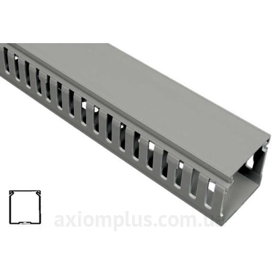 Перфорированный кабель канал 40ммх60мм серого цвета производства Kopos (8595057623187) фото