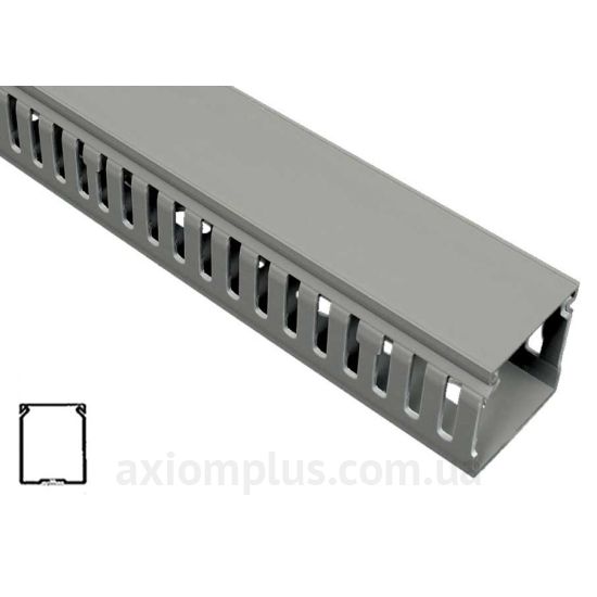 Перфорированный кабель канал 40ммх100мм серого цвета от производителя Kopos (8595057623309) фото