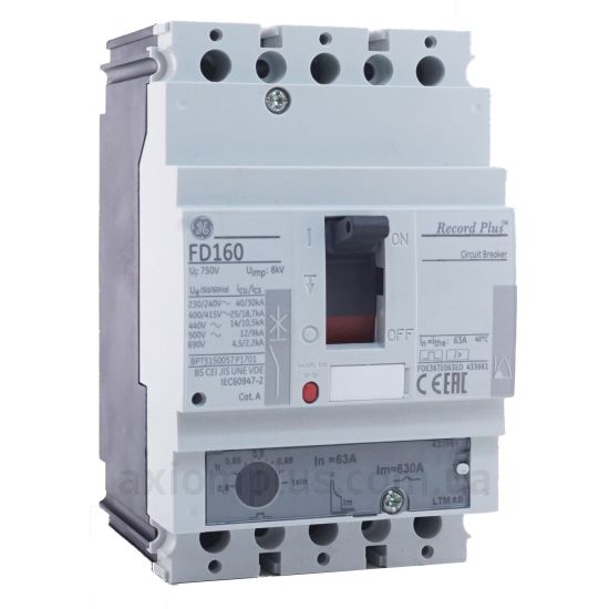 Изображение General Electric FD160 63А (433661)