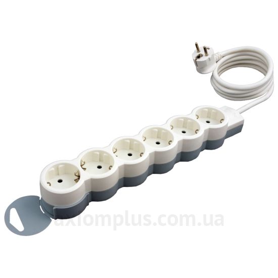 Шестимісний подовжувач Legrand (695018) 6x2к+З (5м) білий 695018 зображення