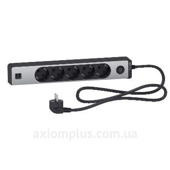 Удлинитель Schneider Electric ST945U1BA на 5 гнезд и 2хUSB (1,5м) алюминий ST945U1BA фото
