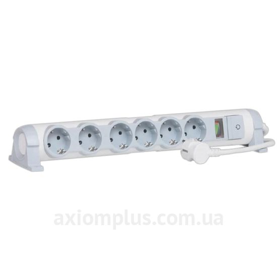 Шестимісний подовжувач Legrand (694647) 6x2к+З (3м) білий 694647 фото