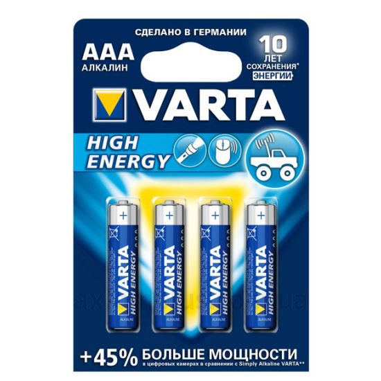 Фото Varta HIGH Energy AAA