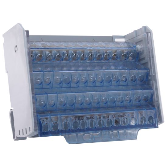 KVK 38101 FTG серого цвета (на 11 контактов) (S <sub>провода</sub> до 35мм&sup2;) , I<sub>n</sub>=125А