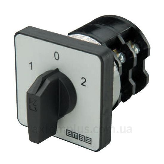 Кулачковий 1P перемикач навантаження 1-0-2 на 25А EMAS PS025KD134