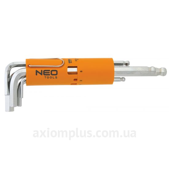 Зображення набору шестигранних ключів Neo Tools 09-523в пластиковому кейсі