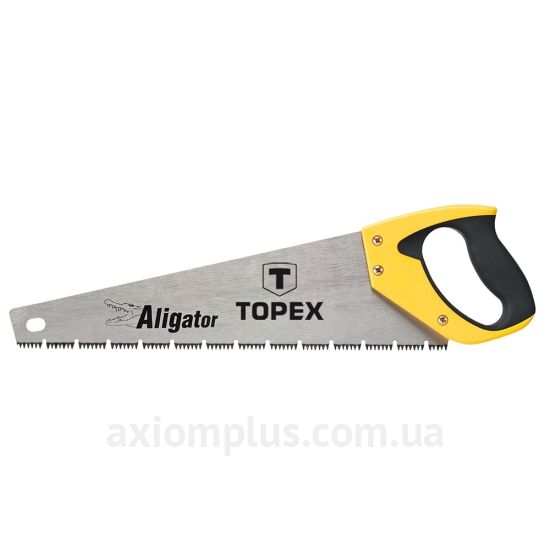 Ручная пила 7/1" длиной 450мм с комбинированной ручкой Topex Aligator 10A446