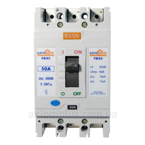 Фото ECOHOME ECO FB63 3p 50A (ECO060010002)